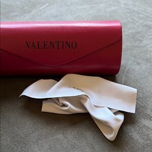Valentino Red Sunglasses Case